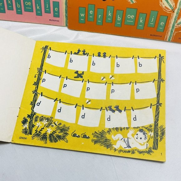Dutch Language Children’s Safe Learn To Read Vintage Lot 1 2 3 Books F.B. Ceaser - Picture 8 of 16